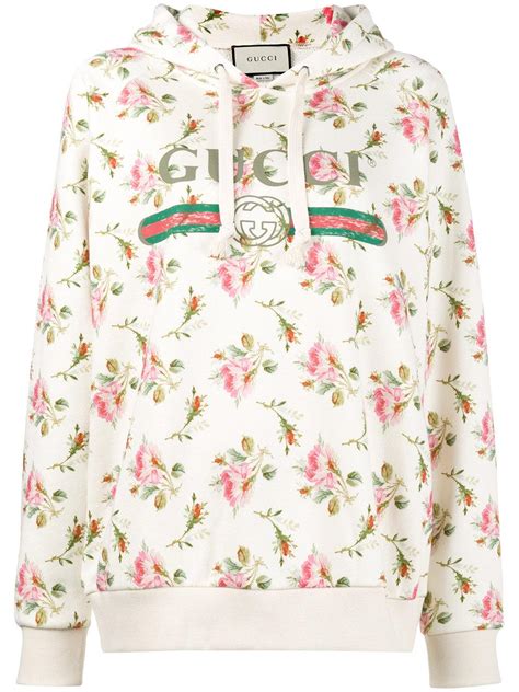 flower rose print with gucci snake hoodie|mr porter gucci hoodie.